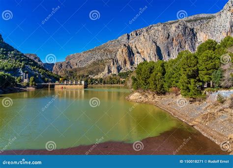 El Chorro Gorge Along the Famous Caminito Del Rey Path in Andalusia ...