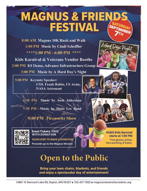 Events from September 7 – November 8 – Magnus Veterans Foundation