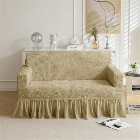 Universal Italian Pattern Sofa Slipcover- Khaki – House of quirk