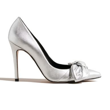 Buy Women Silver Metallic Court Shoes Online at The Collective - 806898