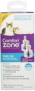 Comfort Zone 100527646 Multicat Diffuser Refills for Cats Kittens (2 ...