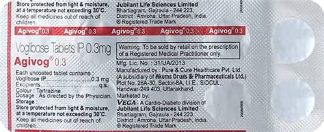 Agivog 0.3 MG Tablet (10): Uses, Side Effects, Price & Dosage | PharmEasy