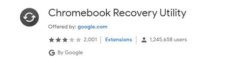 Image result for Chromebook Recovery Utility