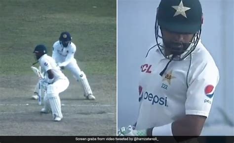 ये कैसे हुआ ! Babar Azam के उड़े होश, लेग स्टंप के बाहर पिच होने वाली ...