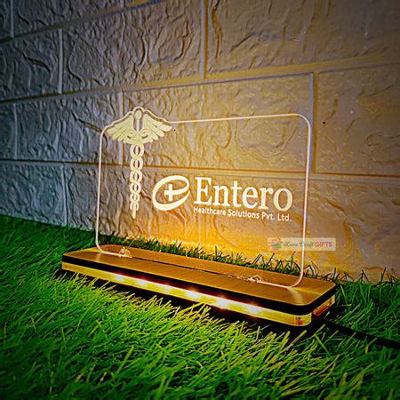 Personalized Acrylic Desk Name Plate - love craft gift