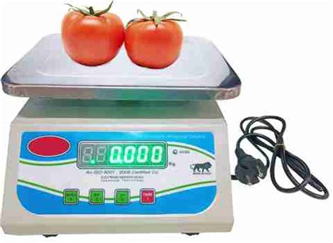 ACU-CHECK Stainless Steel 30kg x 2g, Chargeable Front & Back Display ...