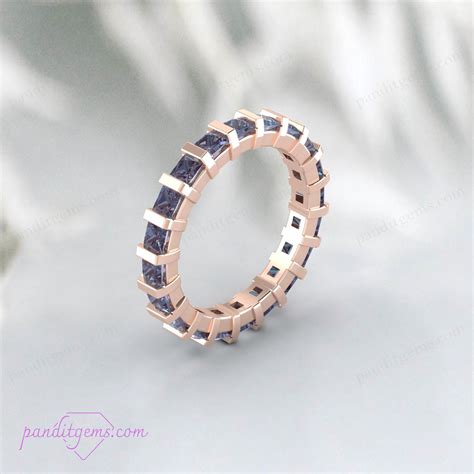 Custom Alexandrite Eternity Band - 14k Gold Filled | Pandit Gems