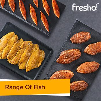 Buy fresho! Peri Peri Basa Fish Steak, Marinated Online at Best Price ...