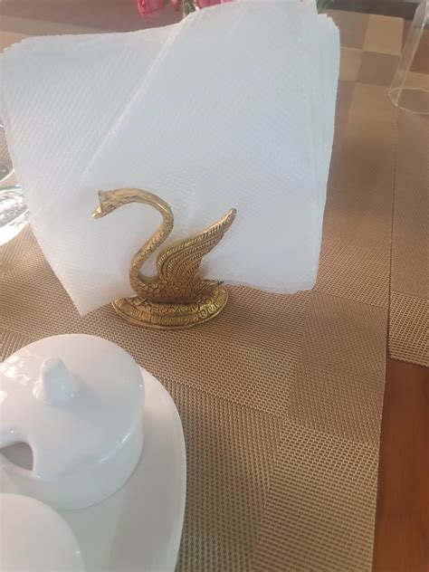 Buy CHHARIYA CRAFTS Napkin Holder Duck Metal Decorative Showpiece ...