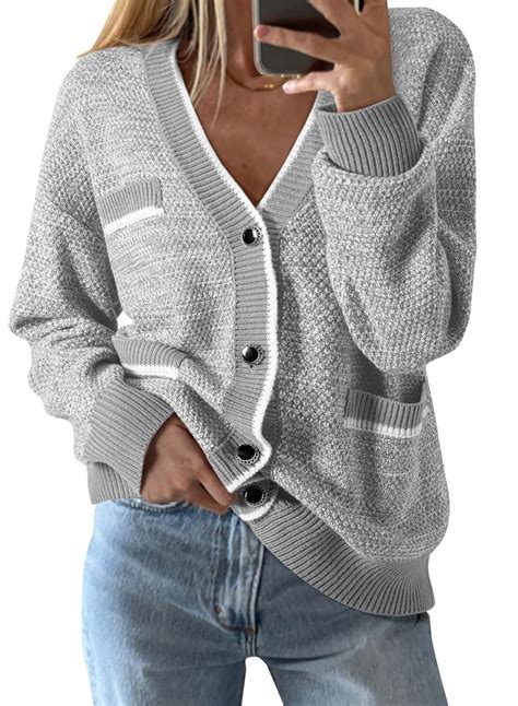 Dokotoo Cardigan Sweaters for Women Casual Classy Long Cardigan for ...