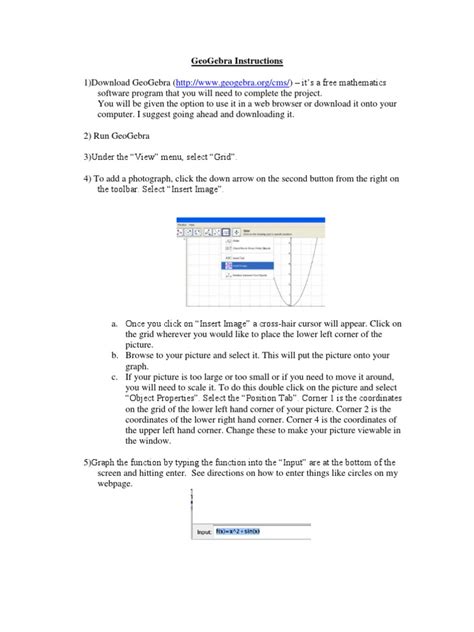 GeoGebra Tutorial PDF 的图像结果