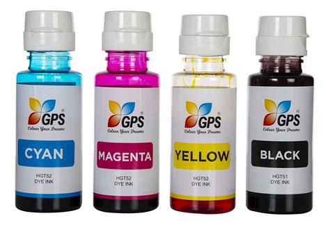 GPS Colour Your Dreams GT51 GT52 Refill Dye Ink for HP 115, 310, 315 ...