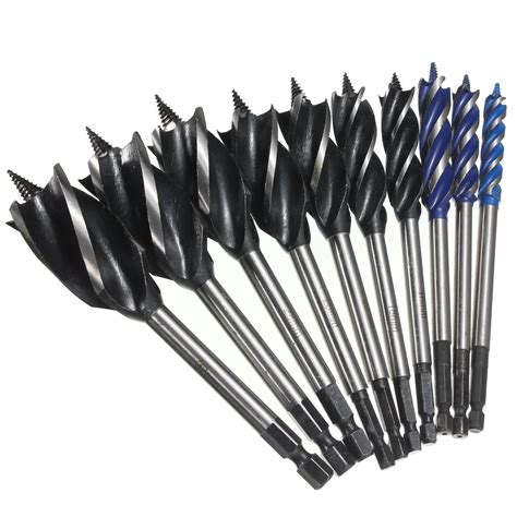 Caring Four Slot Four Blade Wood Working Auger Drill Bit 10mm-32mm Hex ...