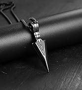 Yellow Chimes Pendant for Men and Boys Silver Dog Tag for Men ...