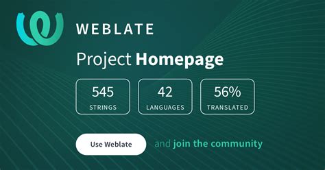 Homepage @ Hosted Weblate