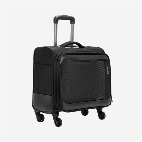 Buy Safari Ascent Overnighter Laptop Trolley Bag Black