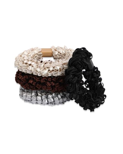 Toniq Set Of 4 Looped Rubber Band For Women