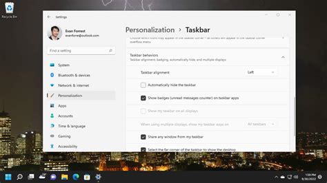 Image result for Windows 11 Taskbar Alignment Option Missing