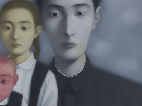Zhang Xiaogang 張曉剛 Bloodline Series—Big Family No. 17-1998 1998 oil on ...