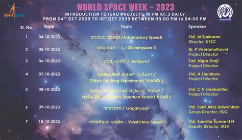 World Space Week 2023