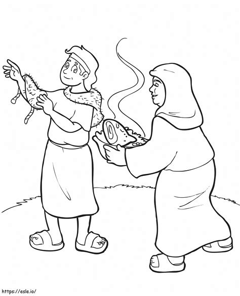 Jacob And Leah And Rachel Coloring Pages