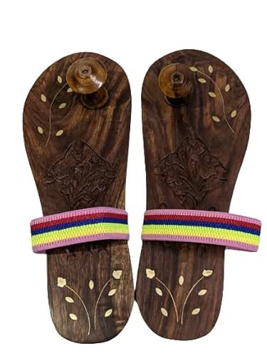 Buy Wooden Cave™ Eco-Friendly Slippers for Man Stylish| Wooden Flip ...