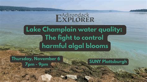 Lake Champlain water quality: The fight to control harmful algal blooms ...