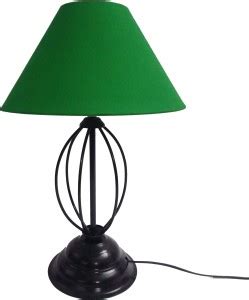 M2 LOOK Green Color Conical Shade and Beautiful Designer Table Lamp for ...