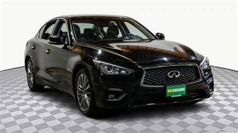 Infiniti Q50 2018 3.0t AWD AUTO AC GR ELEC MAGS TOIT CAM RECULE usagée et d’occasion à vendre ...