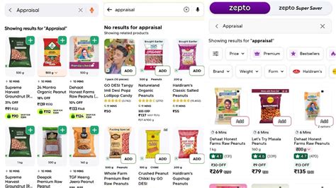 Users search 'appraisal' on Zepto, Blinkit, Swiggy, get served 'peanuts ...