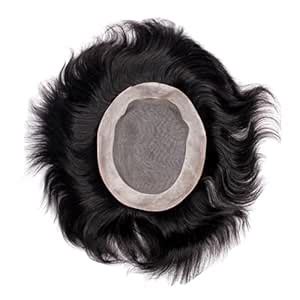 Majik Monofilament Human Hair Patch for Men| Hairpiece Durable Poly ...