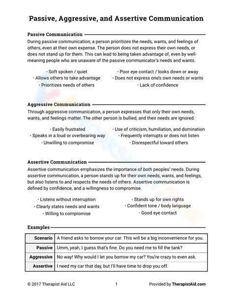 Communication Styles Worksheet 的图像结果