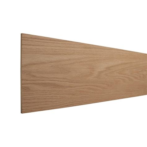 RELIABILT 42-in x 7.5-in x 0.375-in Reversible Oak Wood Stair Riser in ...