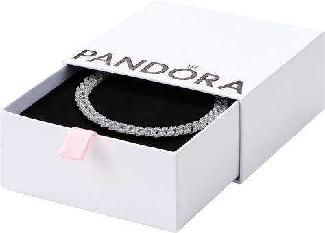 PANDORA Timeless Pavé Cuban Chain Bracelet - Sterling Silver Bracelet ...