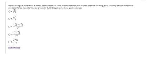 Image result for Multiple Choice Math Test