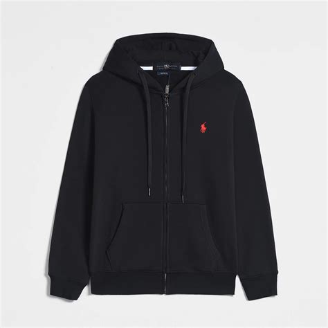 Polo Ralph Lauren Hoodie - Black & red logo