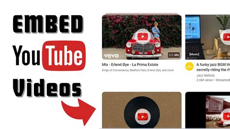 YouTube Embed Code 的图像结果