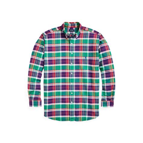 Plaid Performance Flannel Shirt for Men | Ralph Lauren® IN