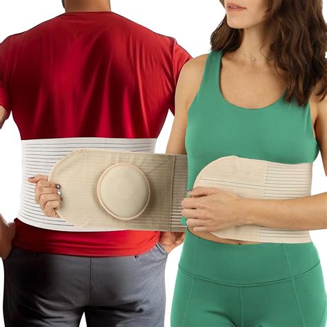 Buy Hernia Belt for Men and Women – Beige Abdominal Binder Belly Band ...