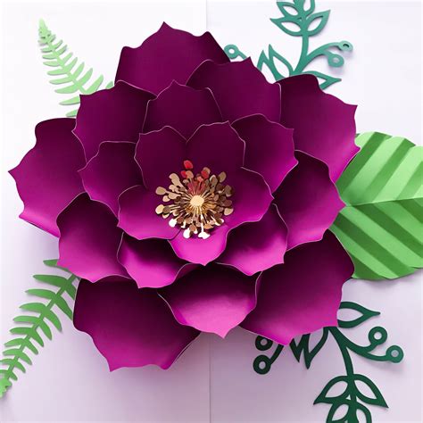 Free Paper Flower Templates, Web join me to learn how to make your own ...