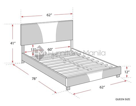 Dimensions Of Queen Size Bed Frame - Hanaposy