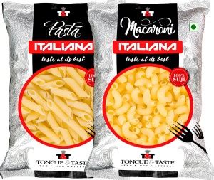 TONGUE AND TASTE FOODS LIMITED Pasta Penne & Macaroni (Combo Pack ...