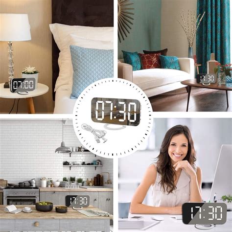 SZELAM Digital Clock Large Display, LED Electric India | Ubuy