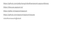 Image result for Appium Using Robot Framework