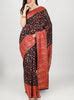 Black And Red Embroidered Kashmiri Kani Work Pure Silk Saree ...