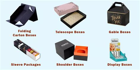 Image result for Types of Boxes