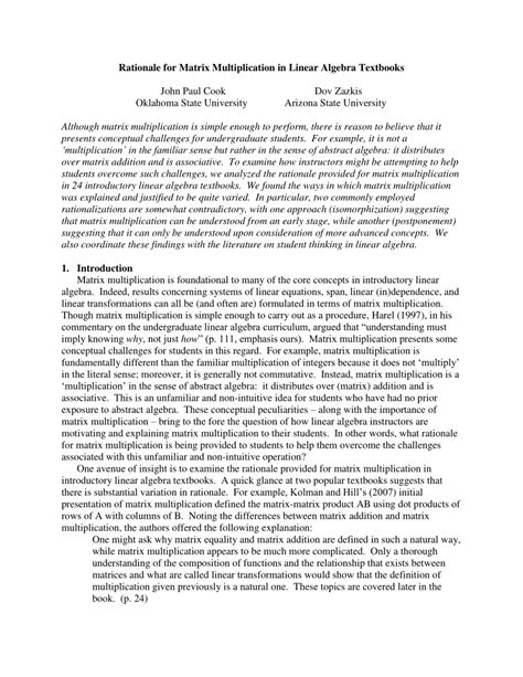 Image result for Linear Algebra Matrix Multiplication