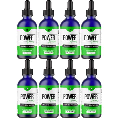 Power Drops Male Performance Supplement, Stamina Boost Liquid- 8 Pack ...