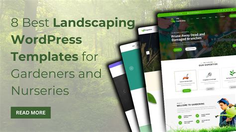 8 Best Landscaping WordPress Templates for Nursery Owners