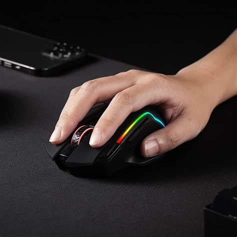 REDRAGON TAIPAN Pro M810 Wired / Wireless Ambidextrous Gaming Mouse ...